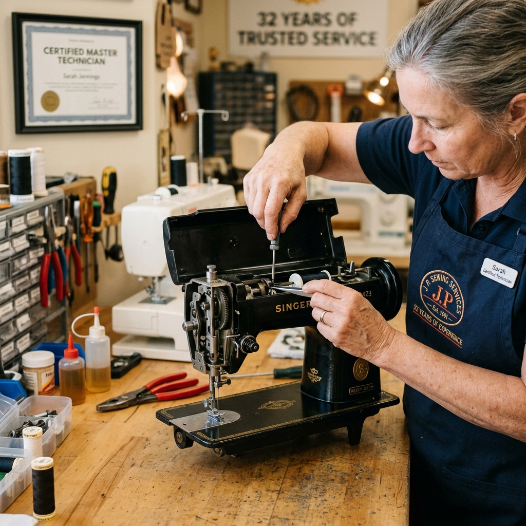 Servicio Técnico y Reparación de Máquinas de Coser Singer