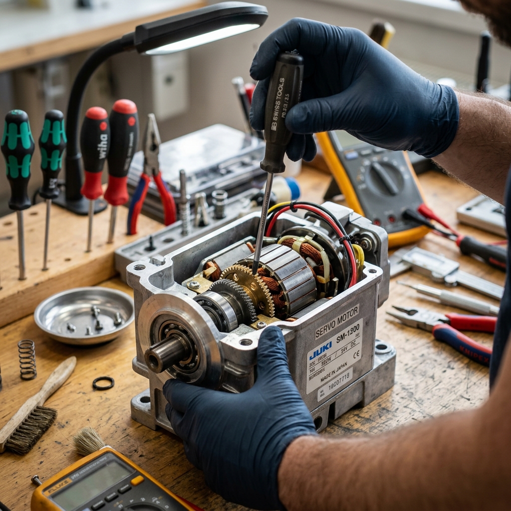 Reparación de Motor de Máquina de Coser